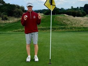 In the week of his first call-up to the Guenrsey team for the Men's Inter-Insular, Jayden Tucknott made a hole-in-one on the seventh hole at Royal Winchester. It was the 16-year-old's fifth ace.
Picture from Jayden Tucknott 16-08-23 (32431656)