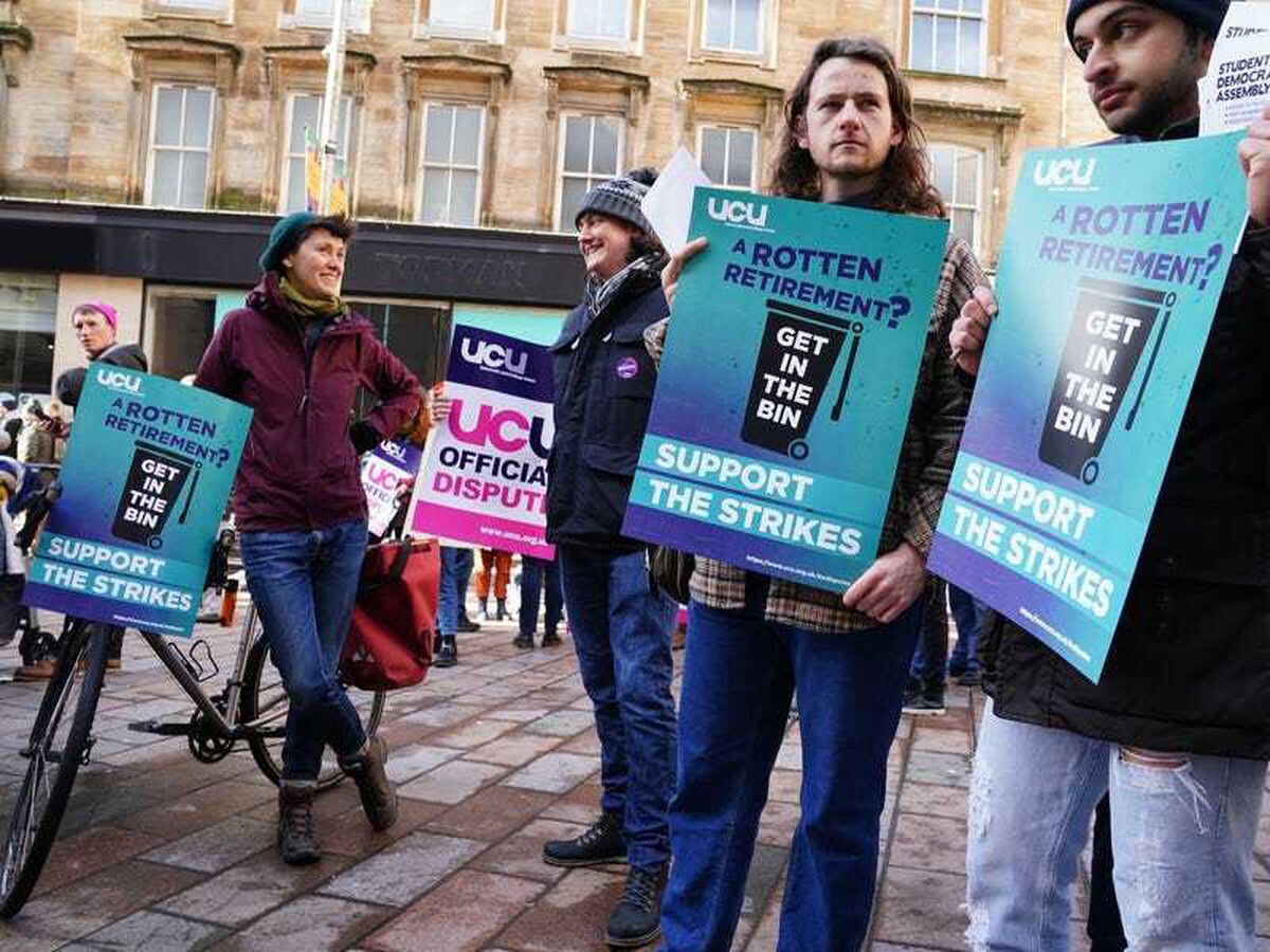 ‘Burnt-out’ university staff continue strike action across Scotland