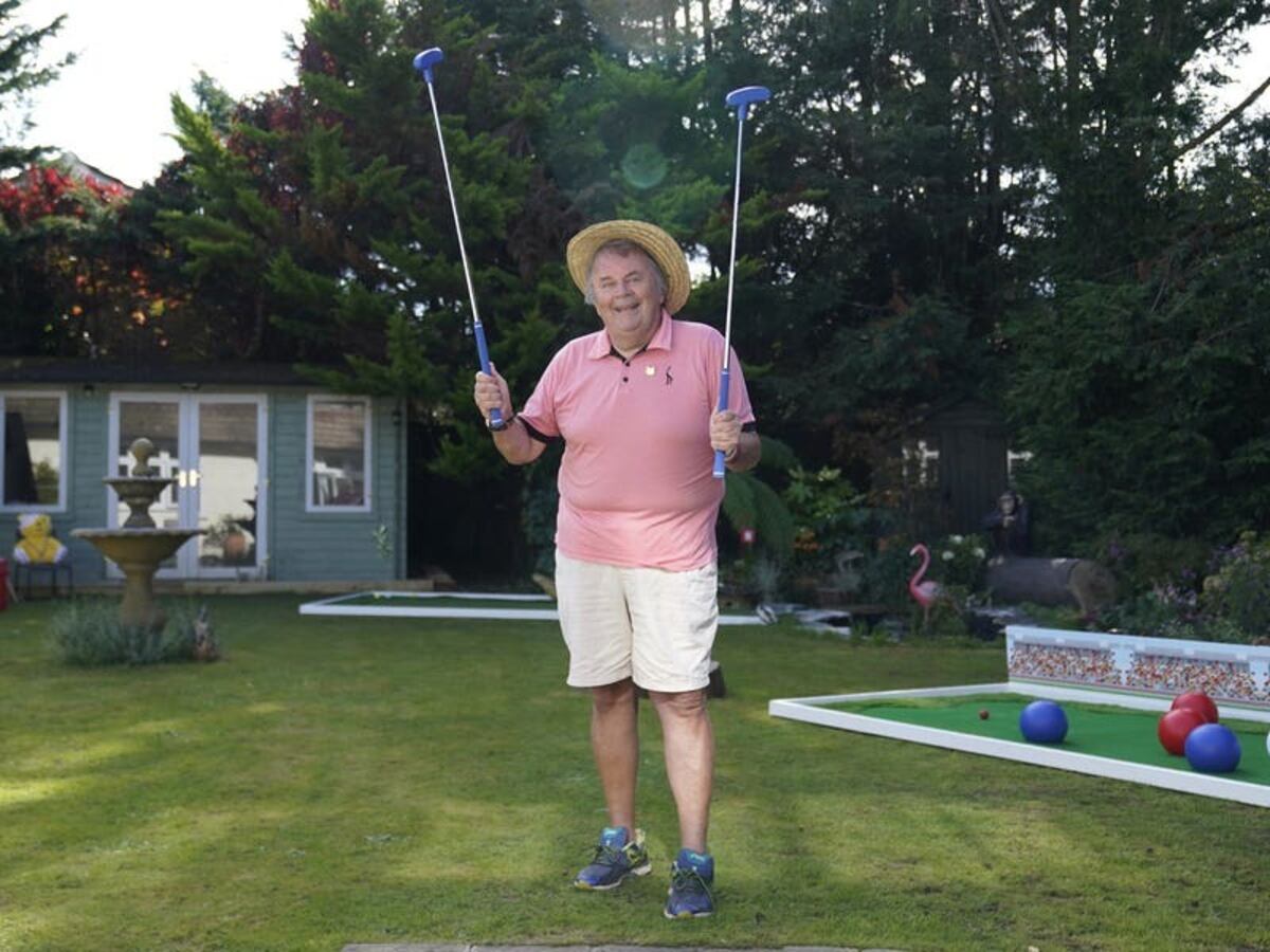 £1m Lottery winner builds golf course in garden for people with complex needs