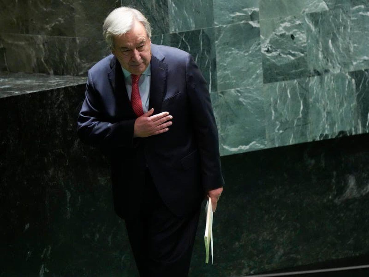 UN chief says people are looking to leaders for way out of ‘mess’