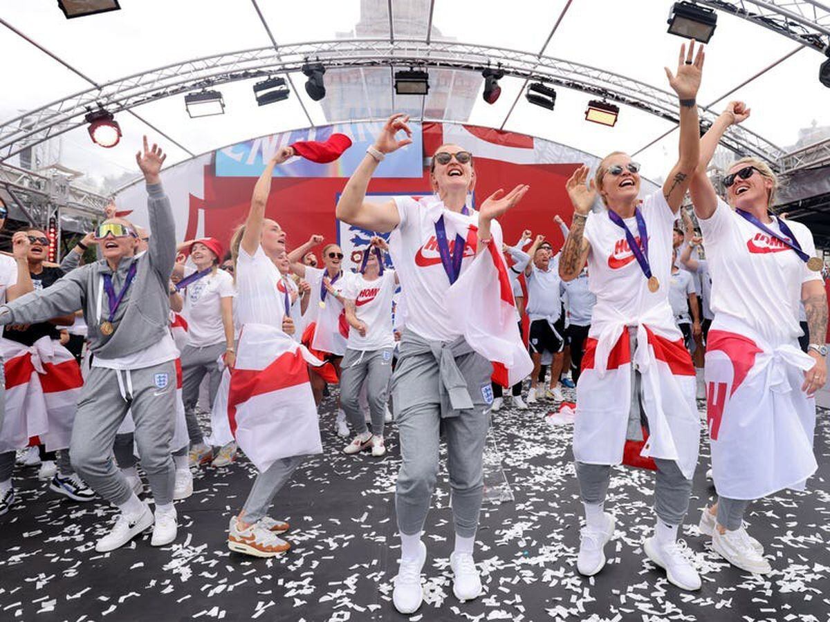 Celebrations continue for partying England team after ‘spine-tingling’ Euros win