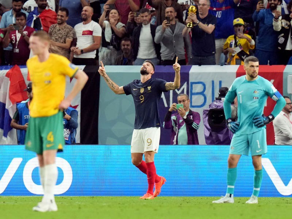 Olivier Giroud Equals Thierry Henry Record As France Power Past Australia Guernsey Press