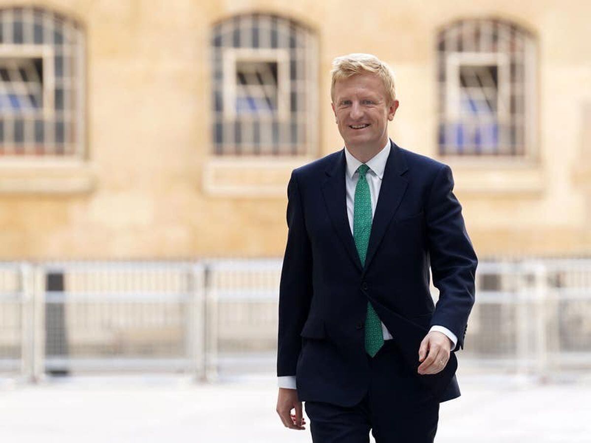 Oliver Dowden denies making light of ‘partygate’ with champagne donation