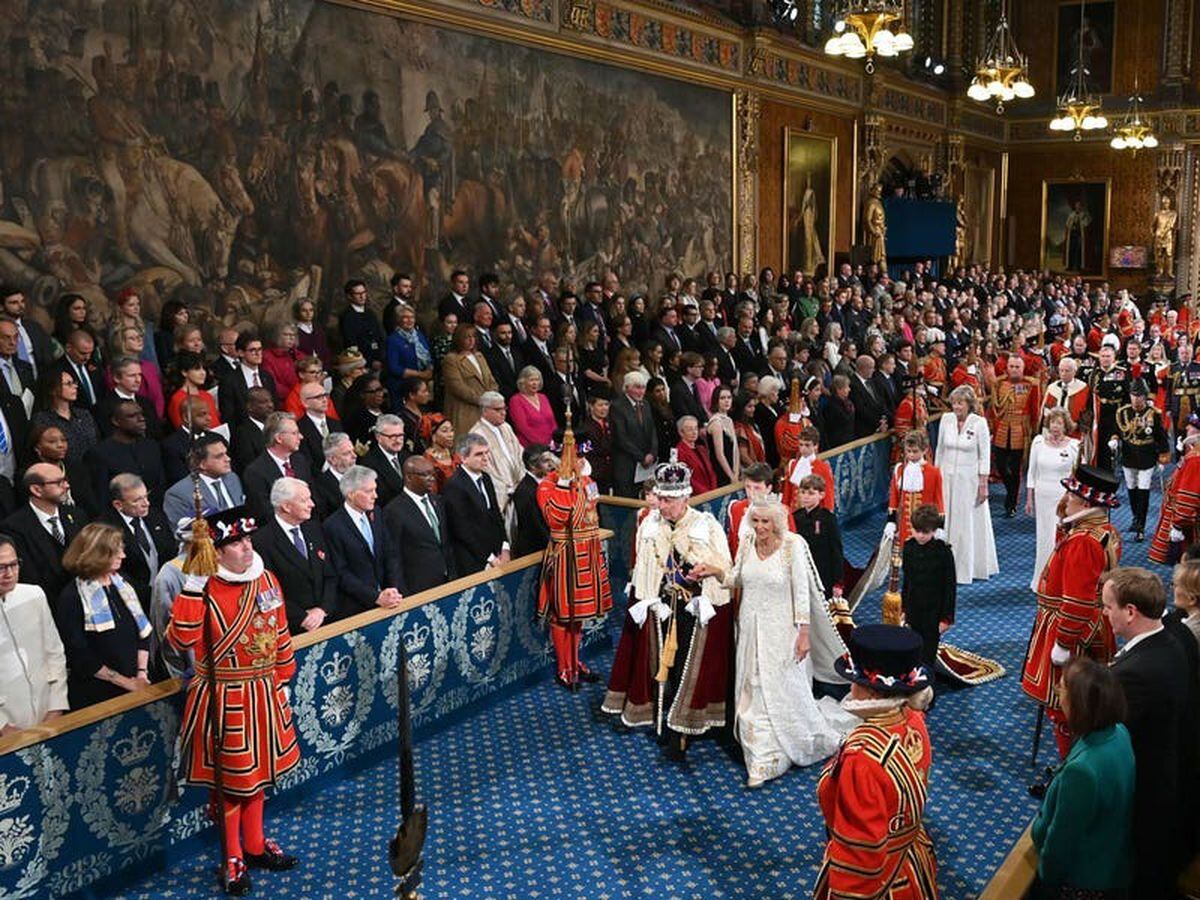 Pomp and ceremony in full force at historic state opening for King ...