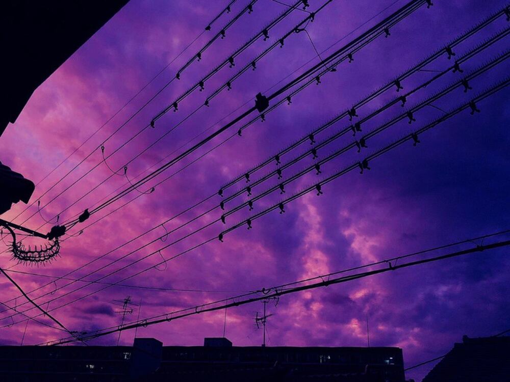 Skies above Japan turned purple in the hours before Typhoon Hagibis hit ...