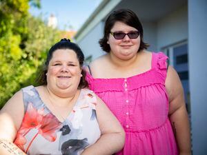 After being diagnosed with functional neurological disorder, Lesley Taylor, left, wants to raise awareness of the disease as i5t is difficult to diagnose and treat. She is pictured with her daughter Megan Le Page. (Picture by Luke Le Prevost, 31342513) 
