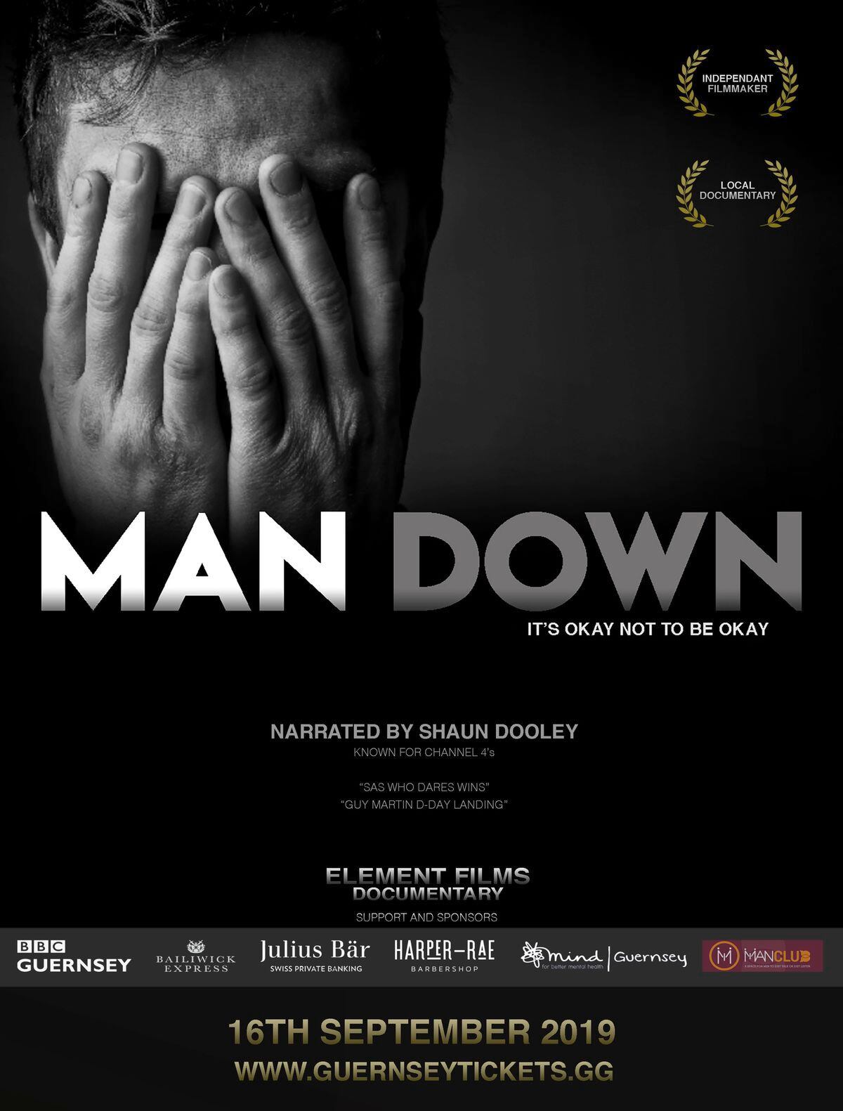 Man Down, which premieres on 16 September, was made by Gaz Papworth in his spare time.