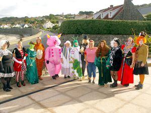 The Self-Raisers dressed as characters from children's books and films to raise money for Autism Guernsey. (Picture by Tony Rive, 30167269)