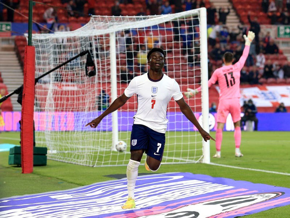 Bukayo Sakas First International Goal Earns England Victory Over