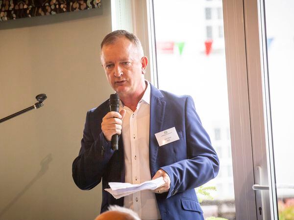 Picture by Sophie Rabey.  30-10-20..Guernsey Hospitality Association event at Moores Hotel to outline their key priorities and to engage with Deputies..President GHA Alan Sillett. (32173468)