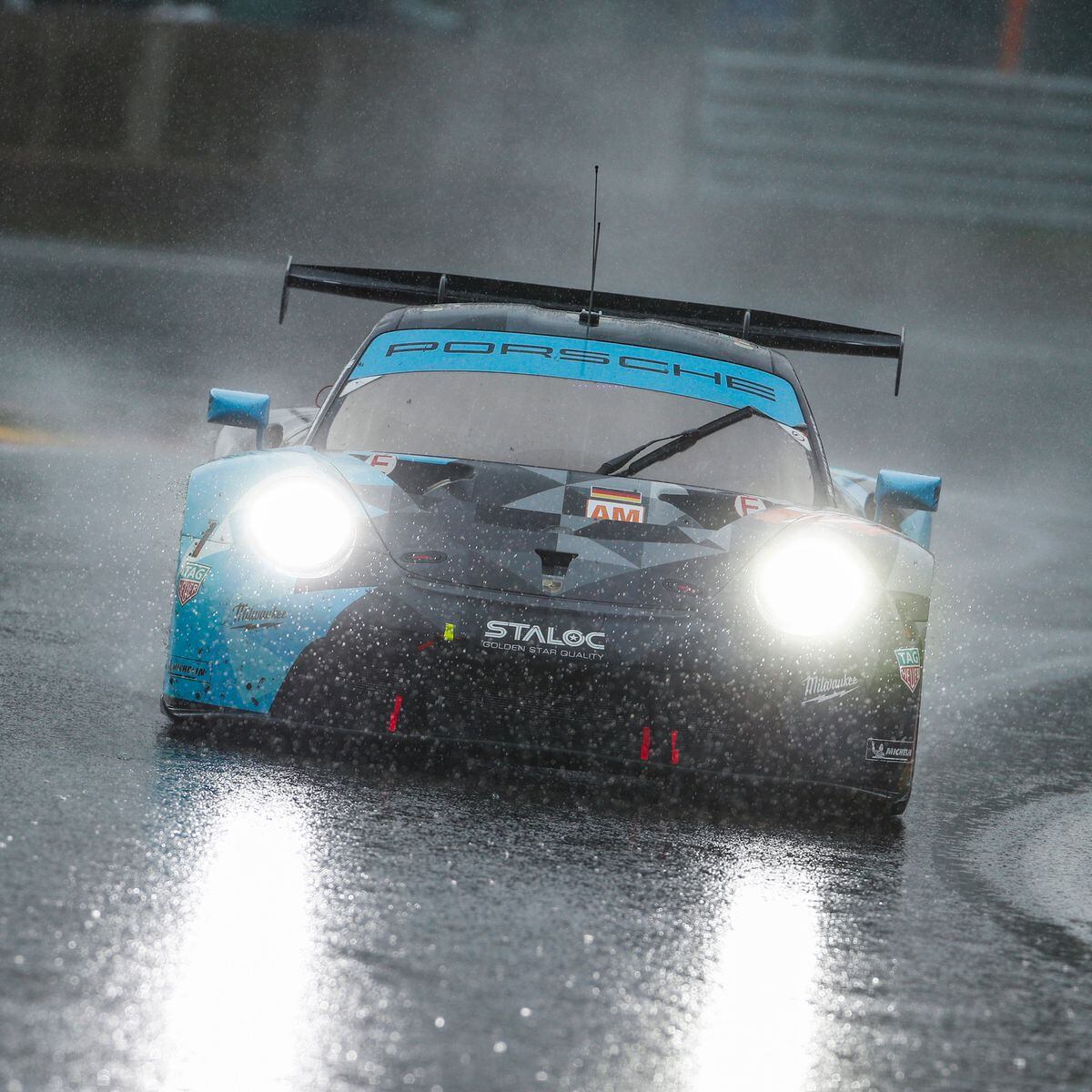 The Dempsey Proton Racing team won the LMGTE Am class in the rain at the Six Hours of Spa-Francorchamps. (Picture from Porsche Motorsport, 30802661)