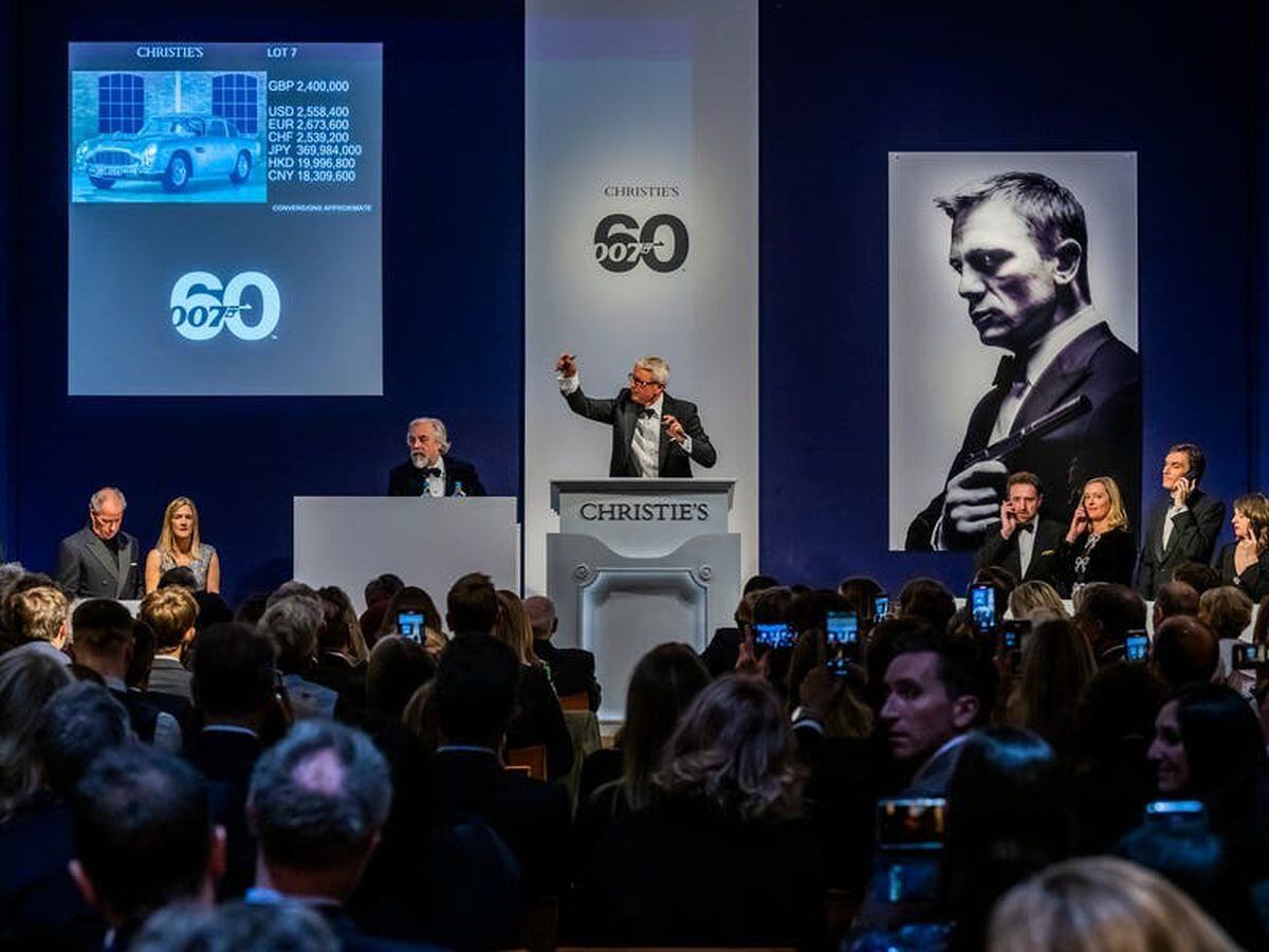 James Bond 60th anniversary charity auction raises nearly £7m